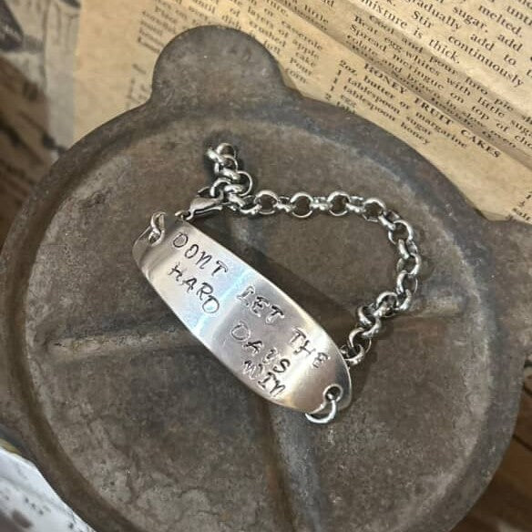MOLLY MADE- "Hard Days" Pate Blade Bracelet