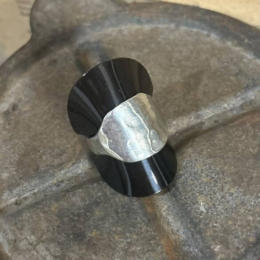 MOLLY MADE- "Sugar Nip" Hand Textured Spoon Ring