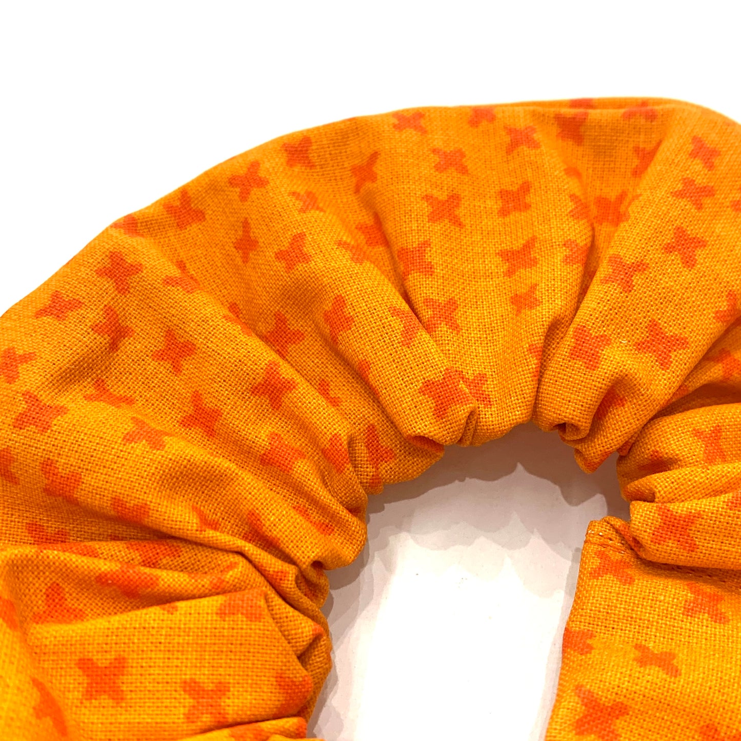 MAKIN' WHOOPEE - "Orange Cross" Jumbo Scrunchies