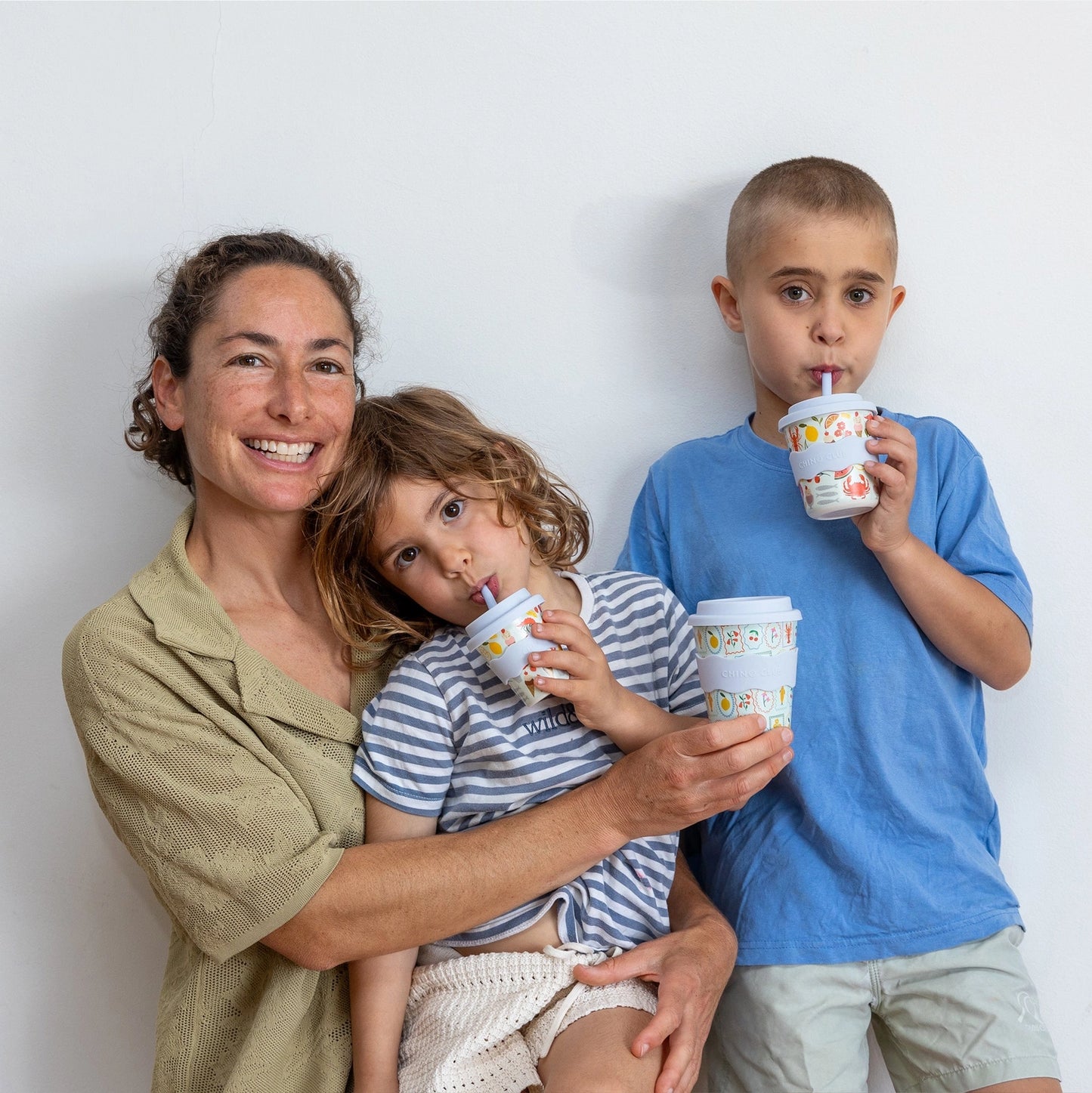 CHINO CLUB- Kids 4oz Reusable Babychino Cup- Amalfi