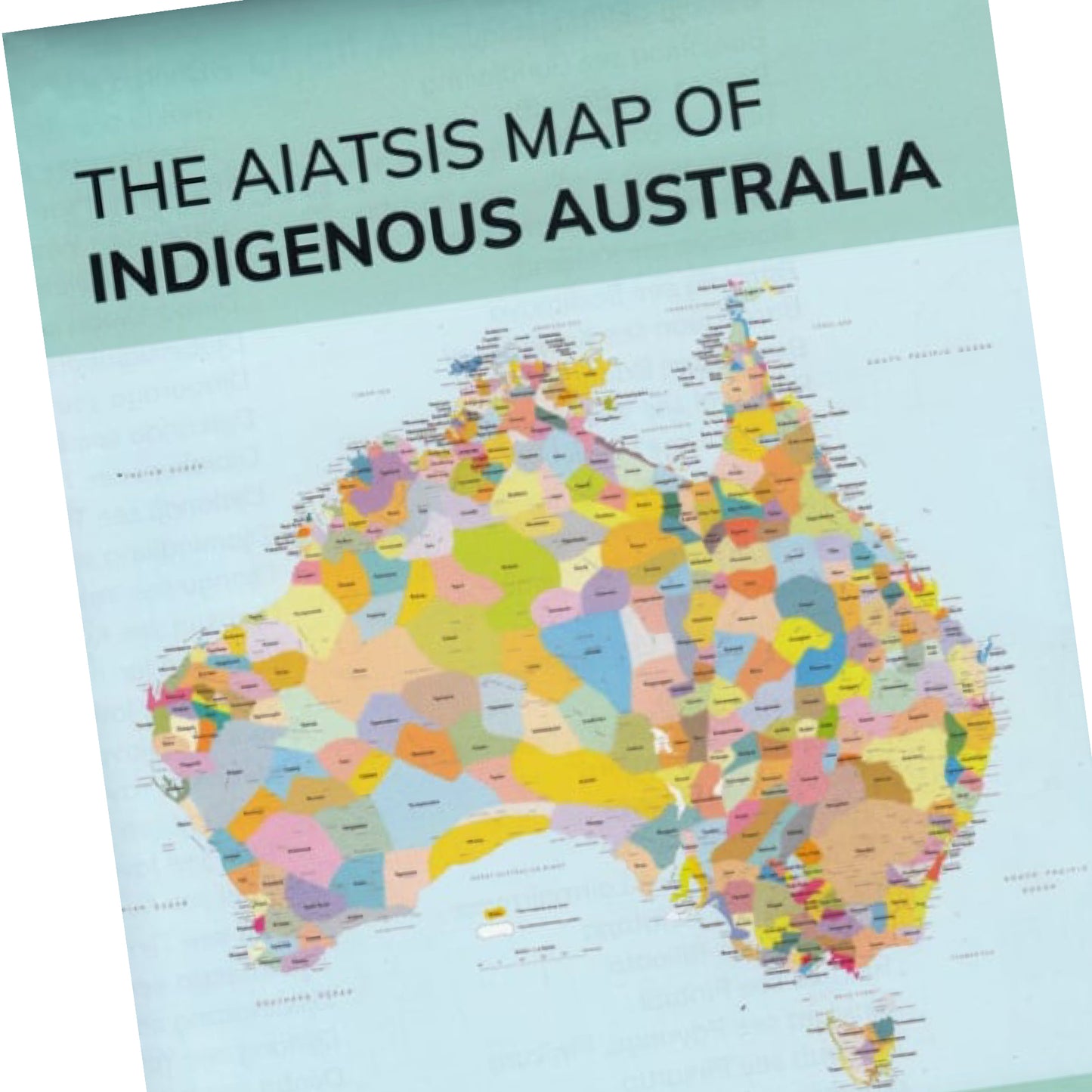 BOOKS & CO - A3 Indigenous Australia Map- Folded