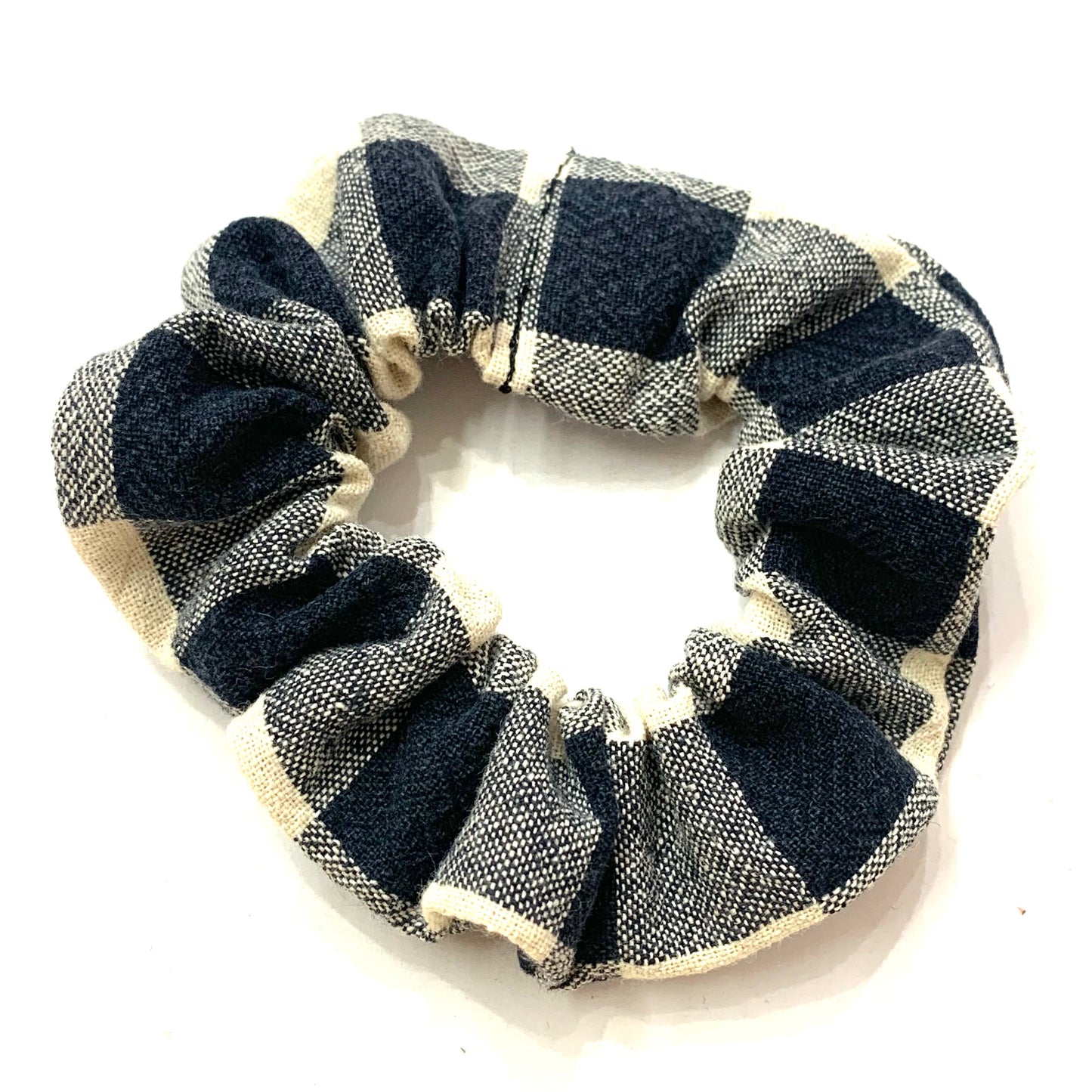 MAKIN' WHOOPEE - "Black Check" REGULAR SCRUNCHIES