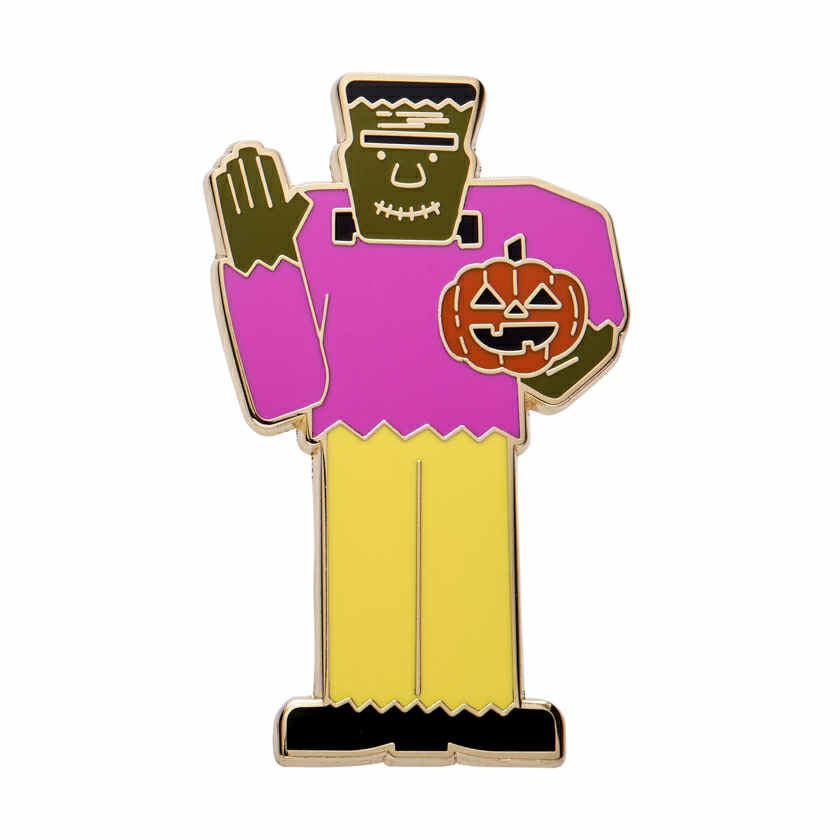 ERSTWILDER - "Frankenstein's Friendly Monster Enamel Pin" - HAUNTED AT HEART- HALLOWEEN COLLECTION