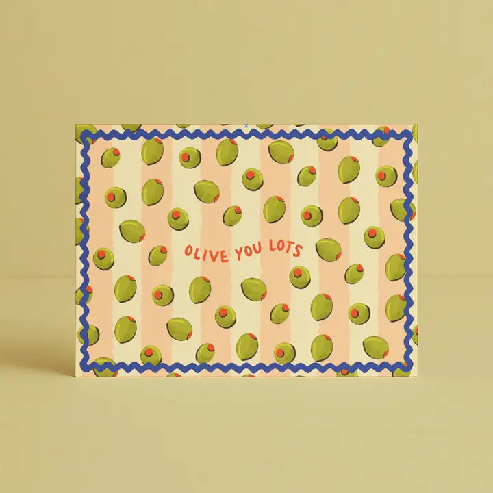 DAYMAKER STATIONERY- "Olive You Lots" - Love Card