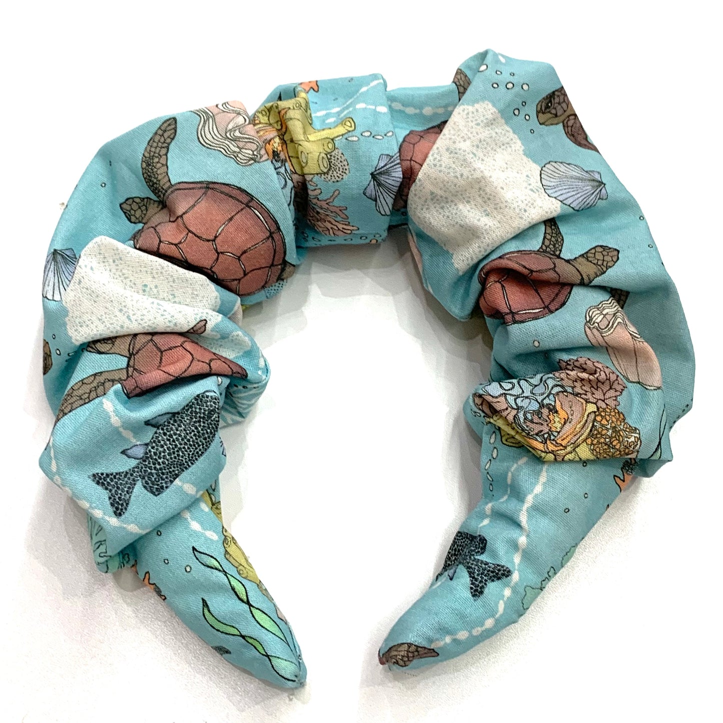 MAKIN WHOOPEE - "Turtle Reef" - JUMBO SCRUNCHIE HEADBANDS
