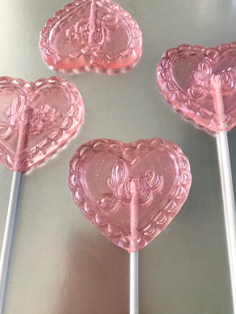 SWEETIE DARLING CANDY - Lacy Love Heart Cotton Candy