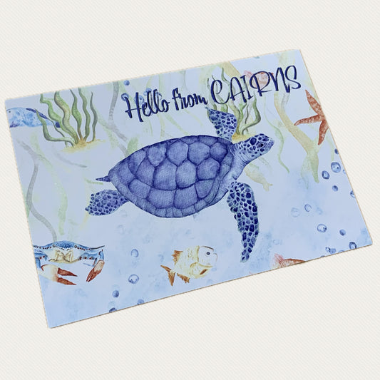 Shanna Trees Creations- Turtle Postcard