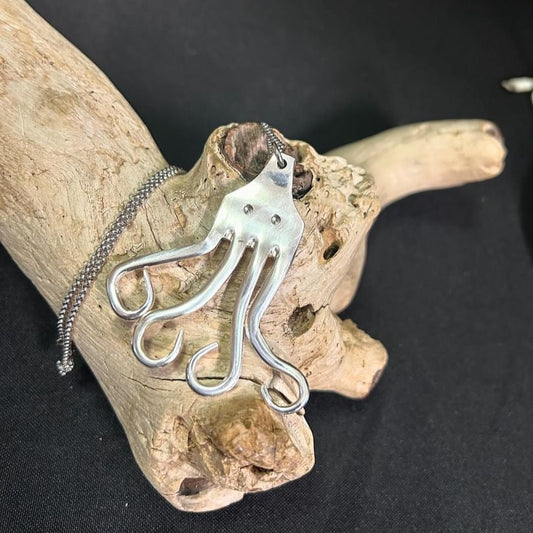 MOLLY MADE- "Octopus" Fork Pendant Necklace