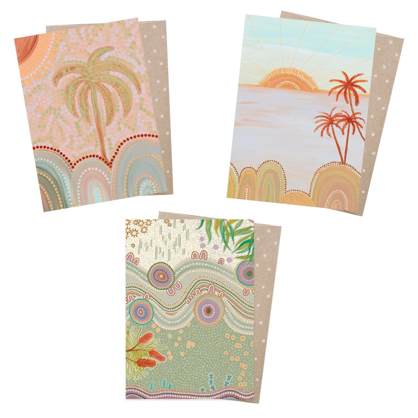 EARTH GREETINGS- Country In Bloom- Greeting Card