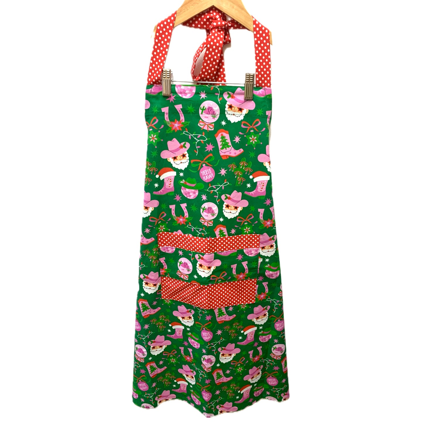 MUMMA WHOOPEE - "YEEHA SANTA" Apron