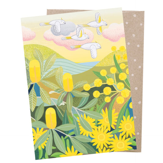 EARTH GREETINGS- Sunrise- Greeting Card