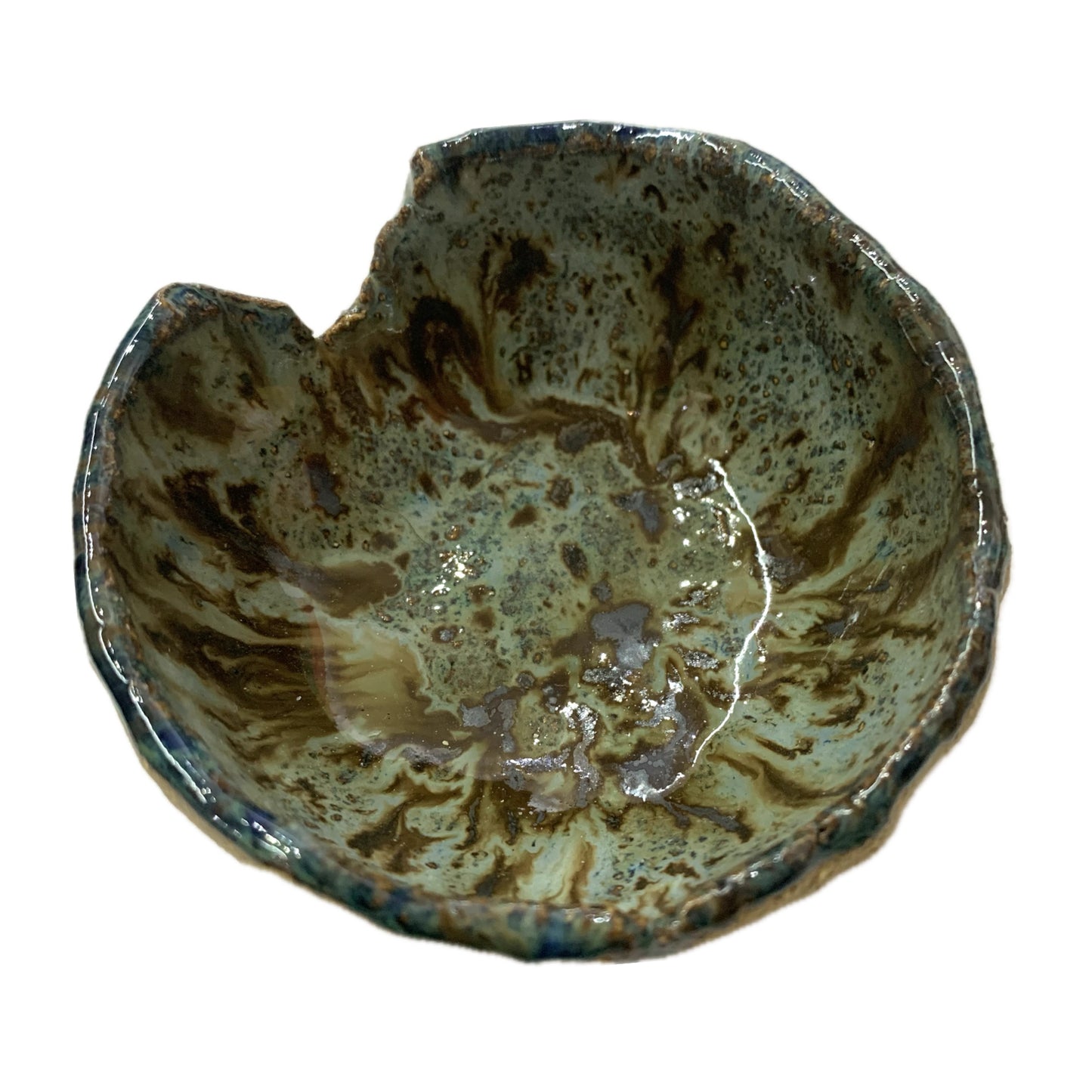 POTTERESS BY ALICIA - Small Bowl Sets- Dark Blue/Brown #2