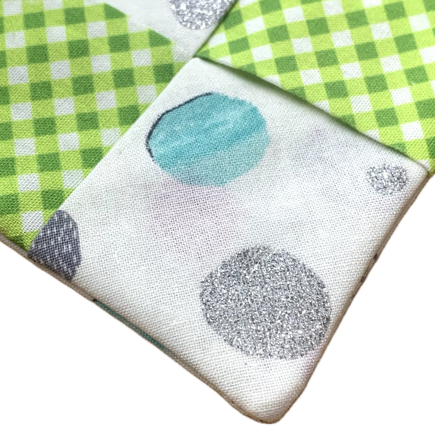 MUMMA WHOOPEE- SINGLE WINE GLASS SLIPPER/COASTERS- Blythman & Gingham