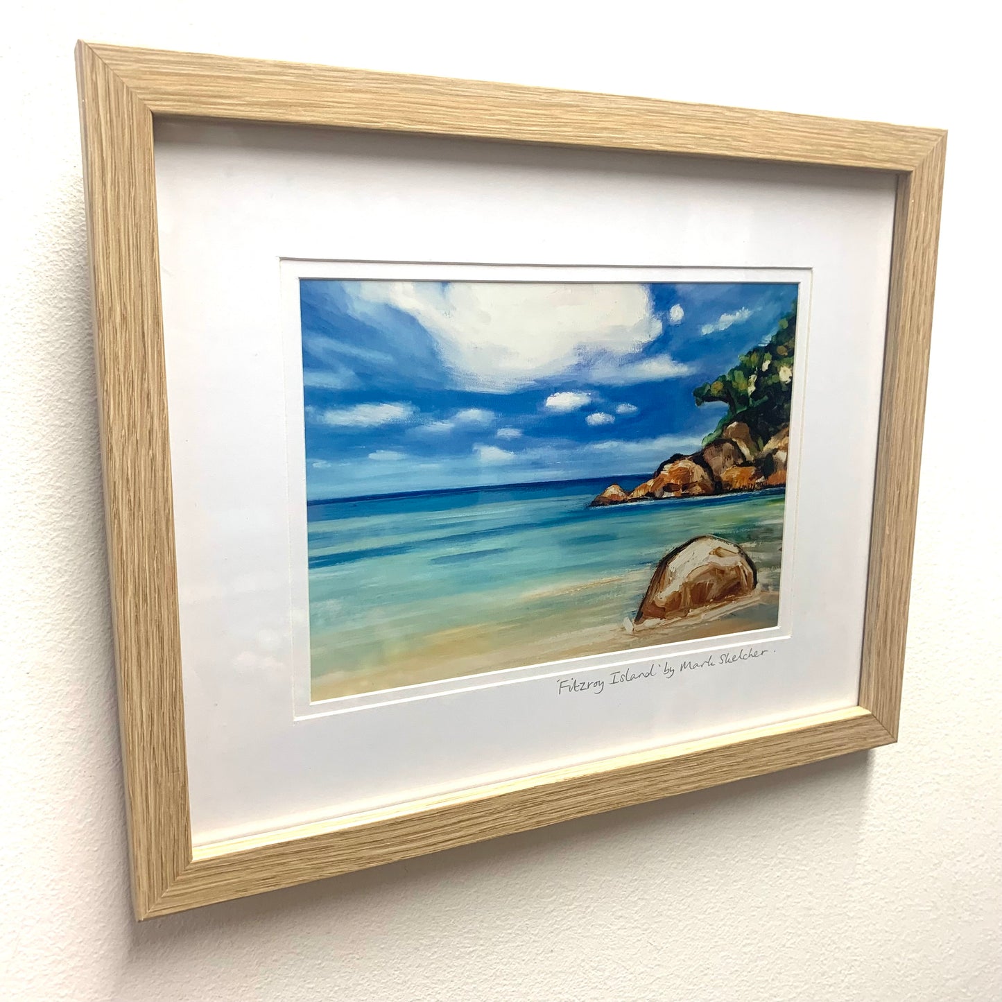 Mark Skelcher Artist - "Fitzroy Island"- Framed Artist Print