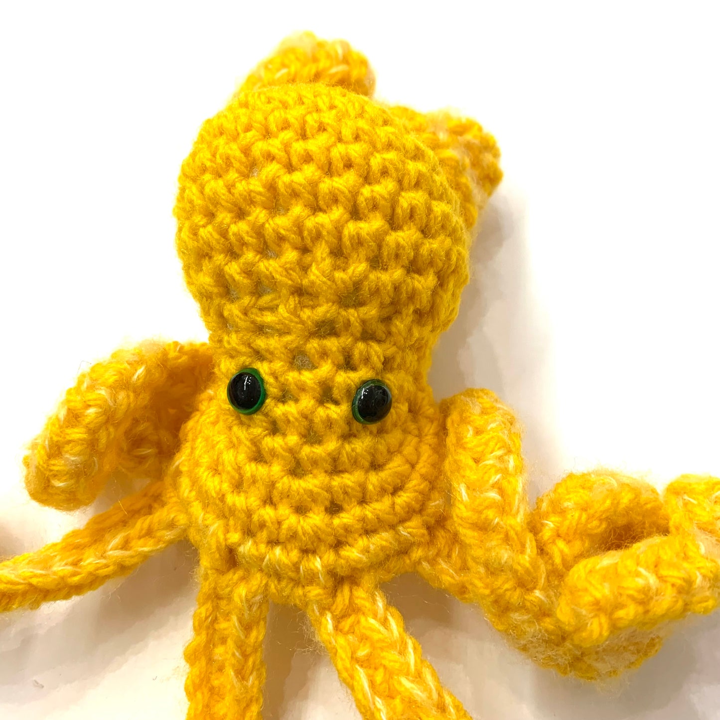BEAKNITS- CROCHETED OCTOPUS - Warm Yellow