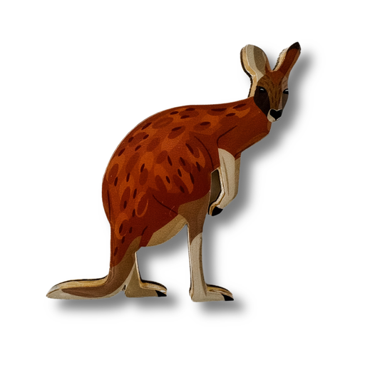 SELATAN- Red Kangaroo Brooch