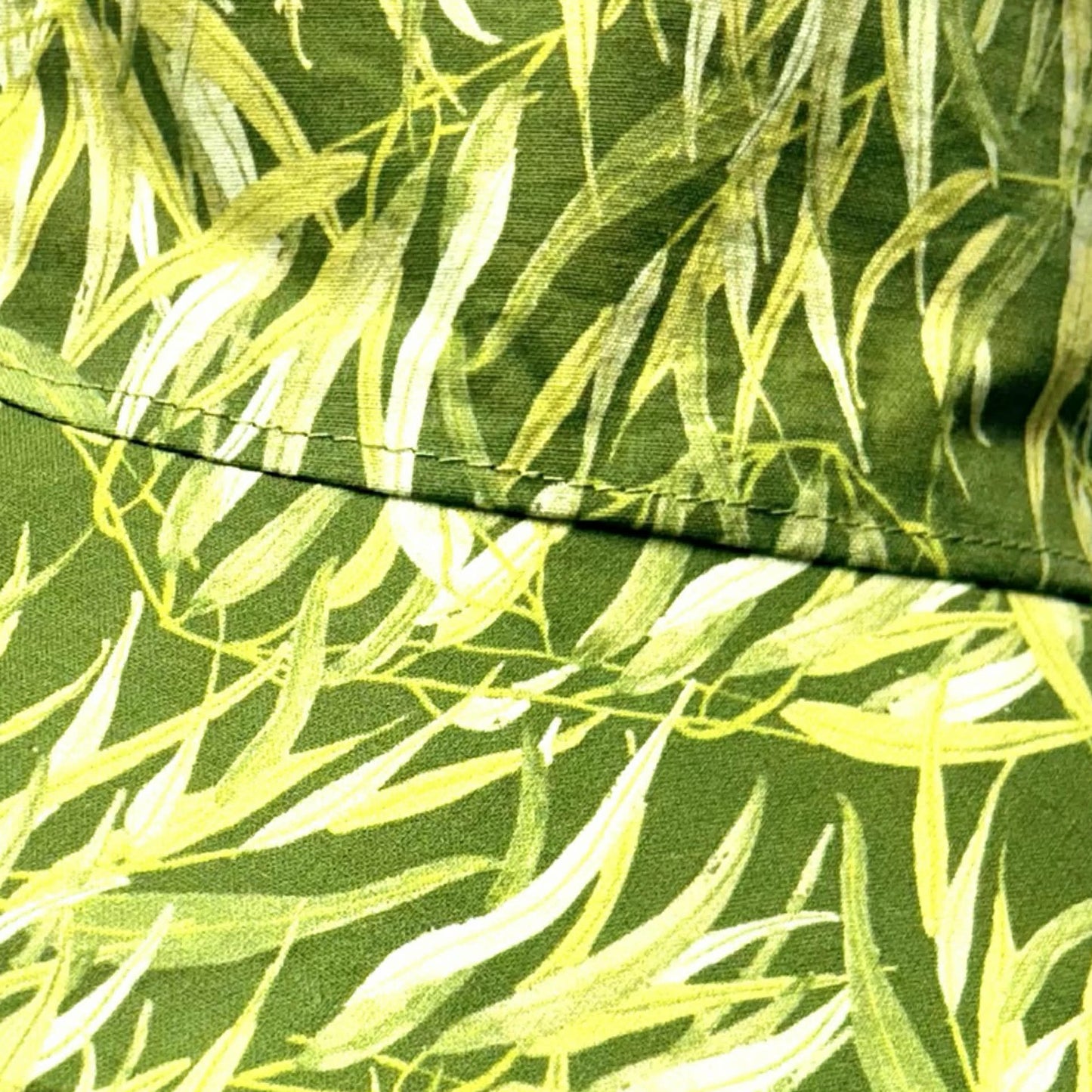 Teacups n Quilts- Gum Leaves Fabric Hat - Adult Size