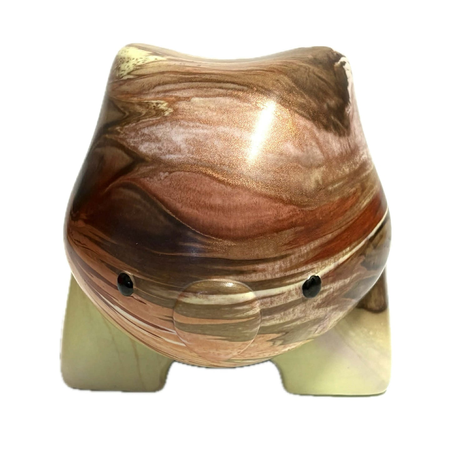 PETE CROMER - RESIN WOMBAT Natural #1 -- Caramel Banana Waffle