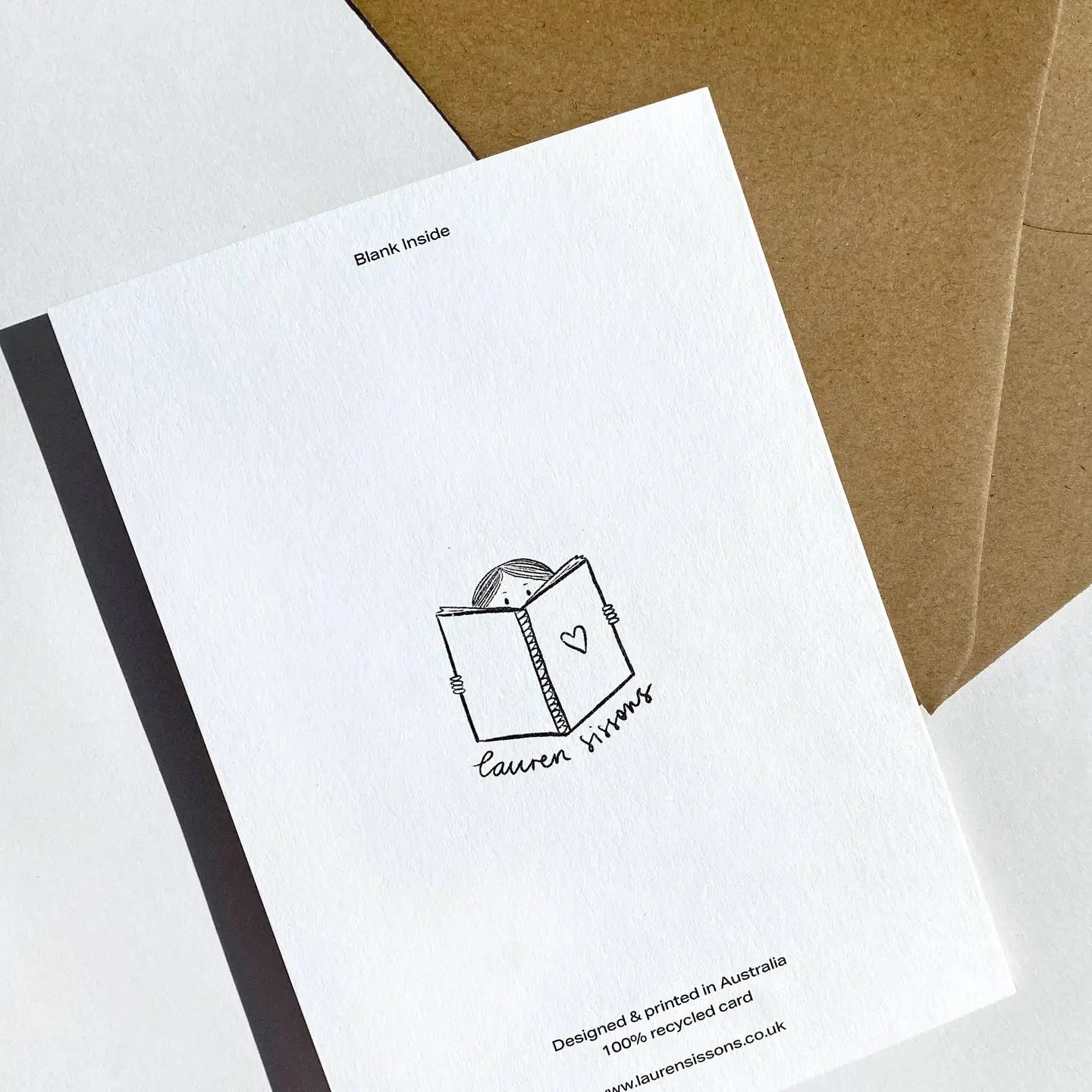 LAUREN SISSONS STUDIO- "Thank You Teacher" - Blank Greeting Card