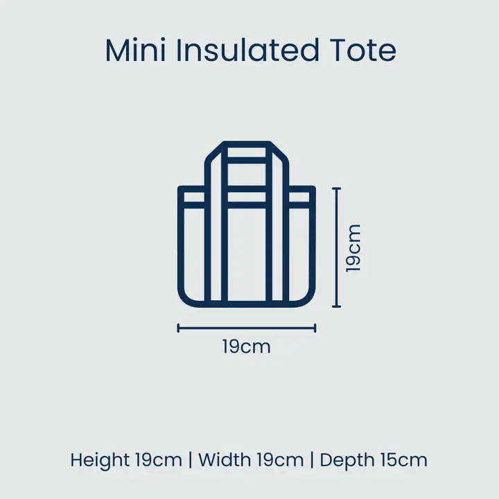 PROJECT TEN - "The Upright"- "Posy" Mini Insulated Tote/ Lunch Bag