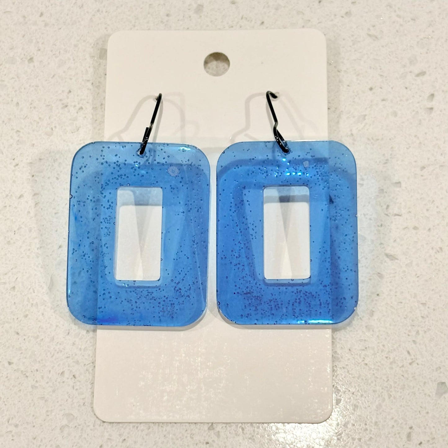 RAY BY DESIGN - Resin Earrings #5 blue