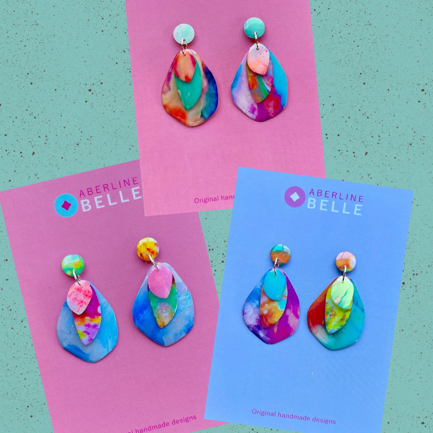 ABERLINE BELLE DESIGN - Yasi Belle- Laguna Stud Dangles