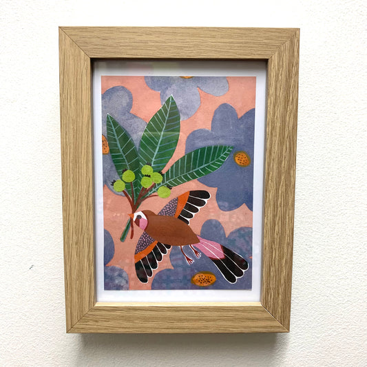 AHD PAPER CO - "Birdsong" - Framed Image