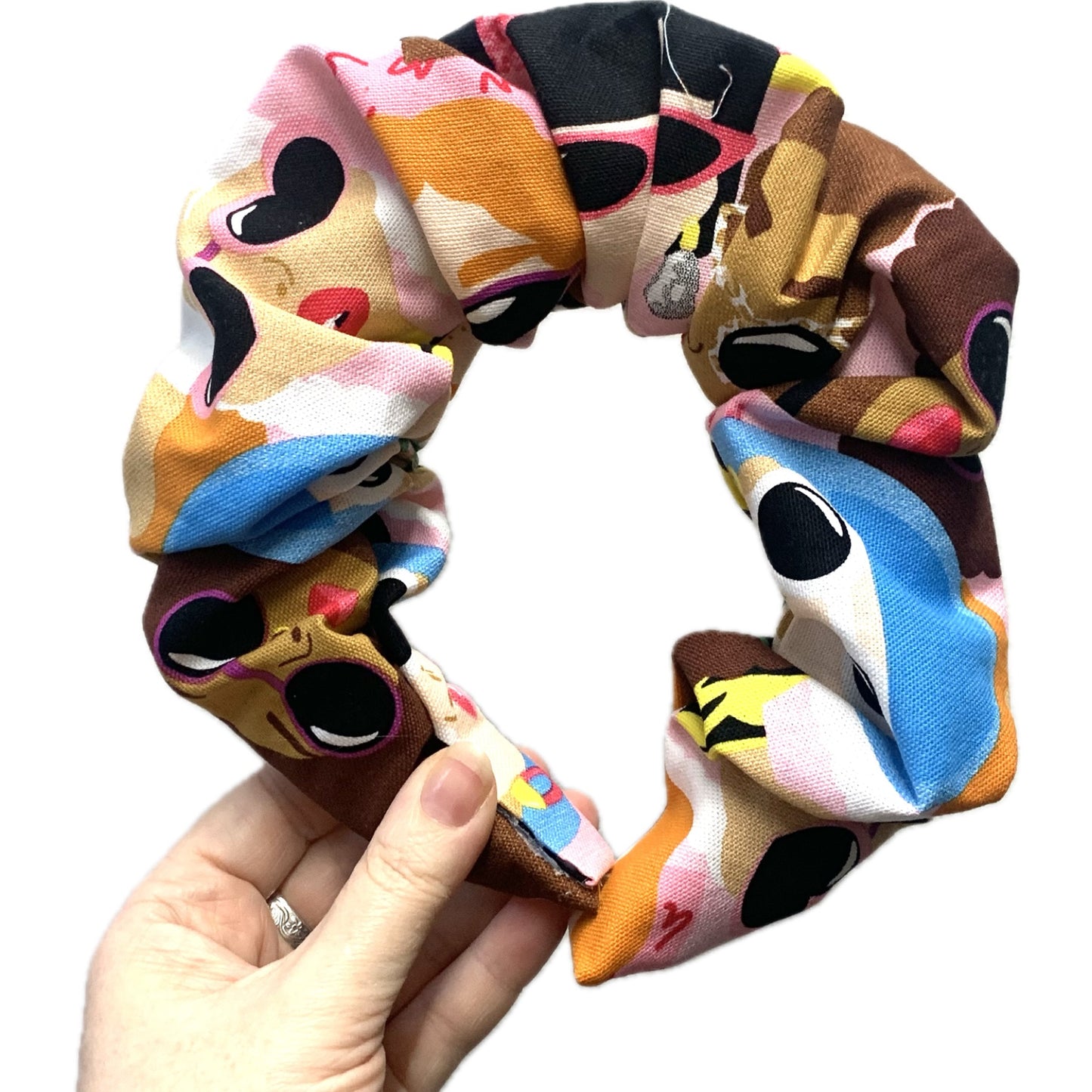 THIS BIRD HAS FLOWN - JUMBO SCRUNCHIE HEADBANDS- "Girl Gang"