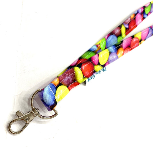 OH SEW ROSY: FABRIC LANYARD - Smarties