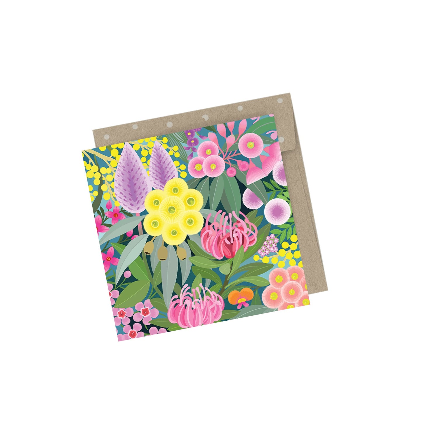 EARTH GREETINGS- Native Gems- Mini Blank Greeting Card