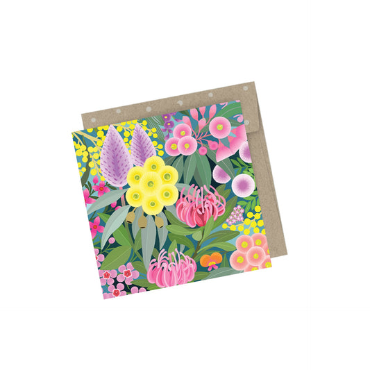 EARTH GREETINGS- Native Gems- Mini Blank Greeting Card