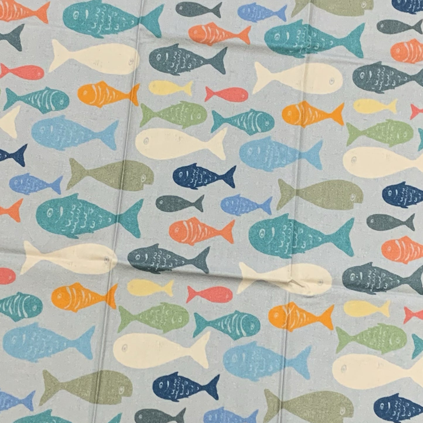 ESZTER'S CREATIONS - "Happy Fish"- Tea Towel