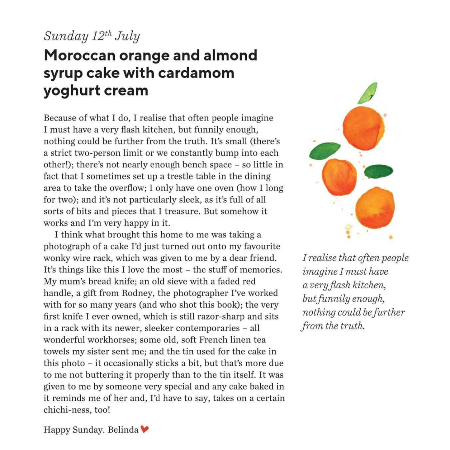 BOOKS & CO - A Year of Sundays A cookbook, a conversation, and reflections on the world around me- By Belinda Jeffery