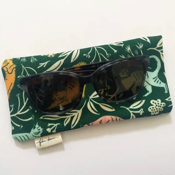 FABRIC DRAWER- Handmade Glasses Case - Cats