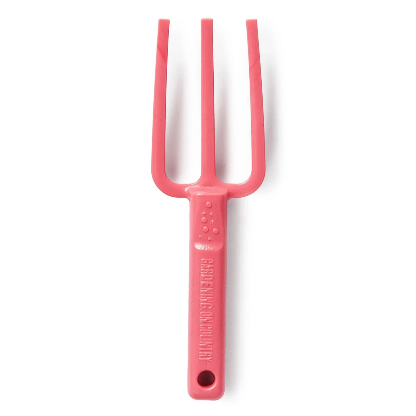 GARDENING ON COUNTRY - Chicky Kids Garden Fork Ulysses Blue — Recycled Plastic, Australian Made