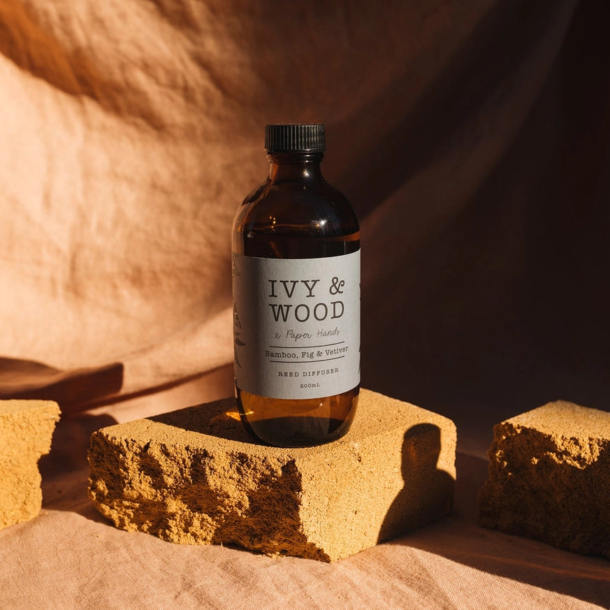 IVY & WOOD - Botanicals Reed Diffuser- Bamboo, Fig & Vetiver