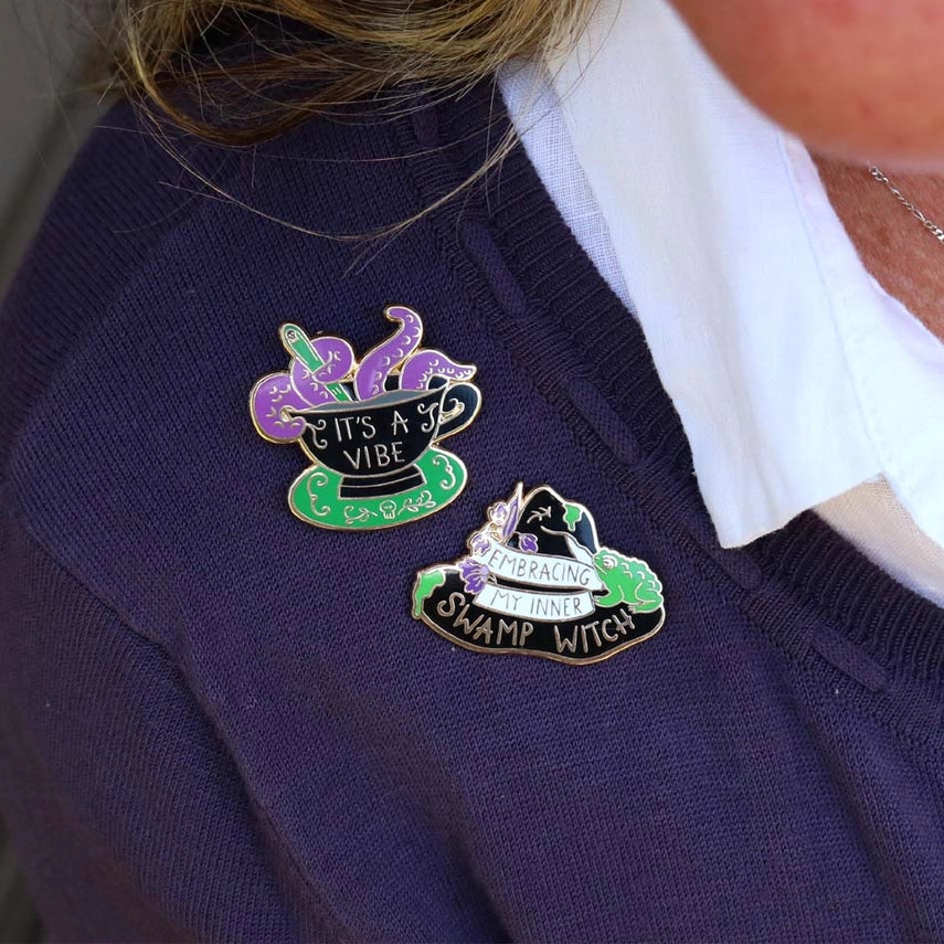JUBLY-UMPH - "Embracing My Inner Swamp Witch"- Lapel Pin