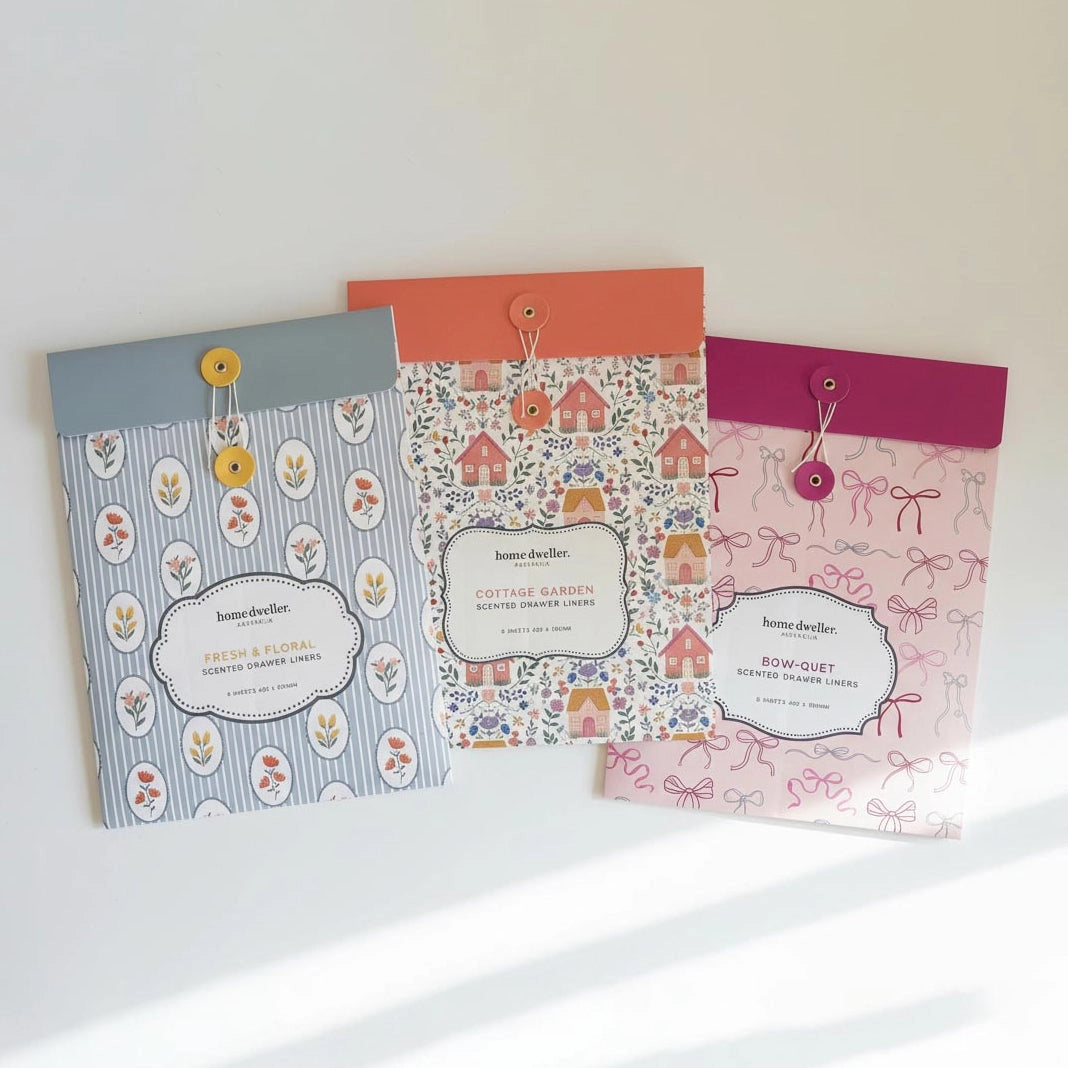 HOME DWELLER - Scented Drawer Liners - Fresh and Floral