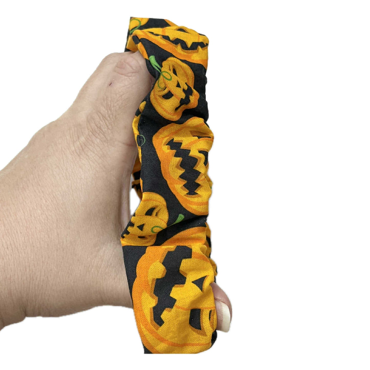 MUMMA WHOOPEE - "Pumpkin Patch" Halloween Regular Scrunchies