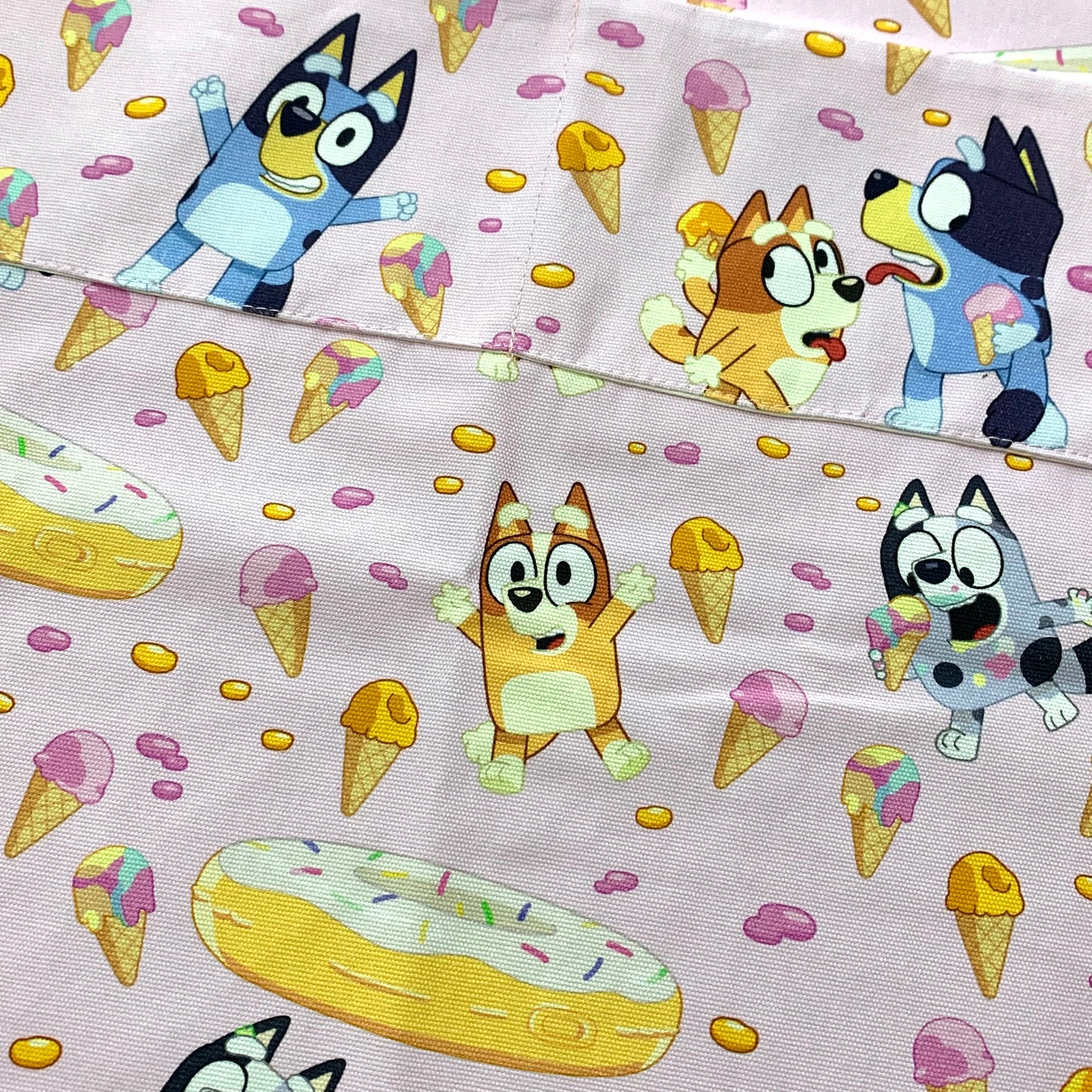 Teacups n Quilts - Bluey in Pink- Kids Apron