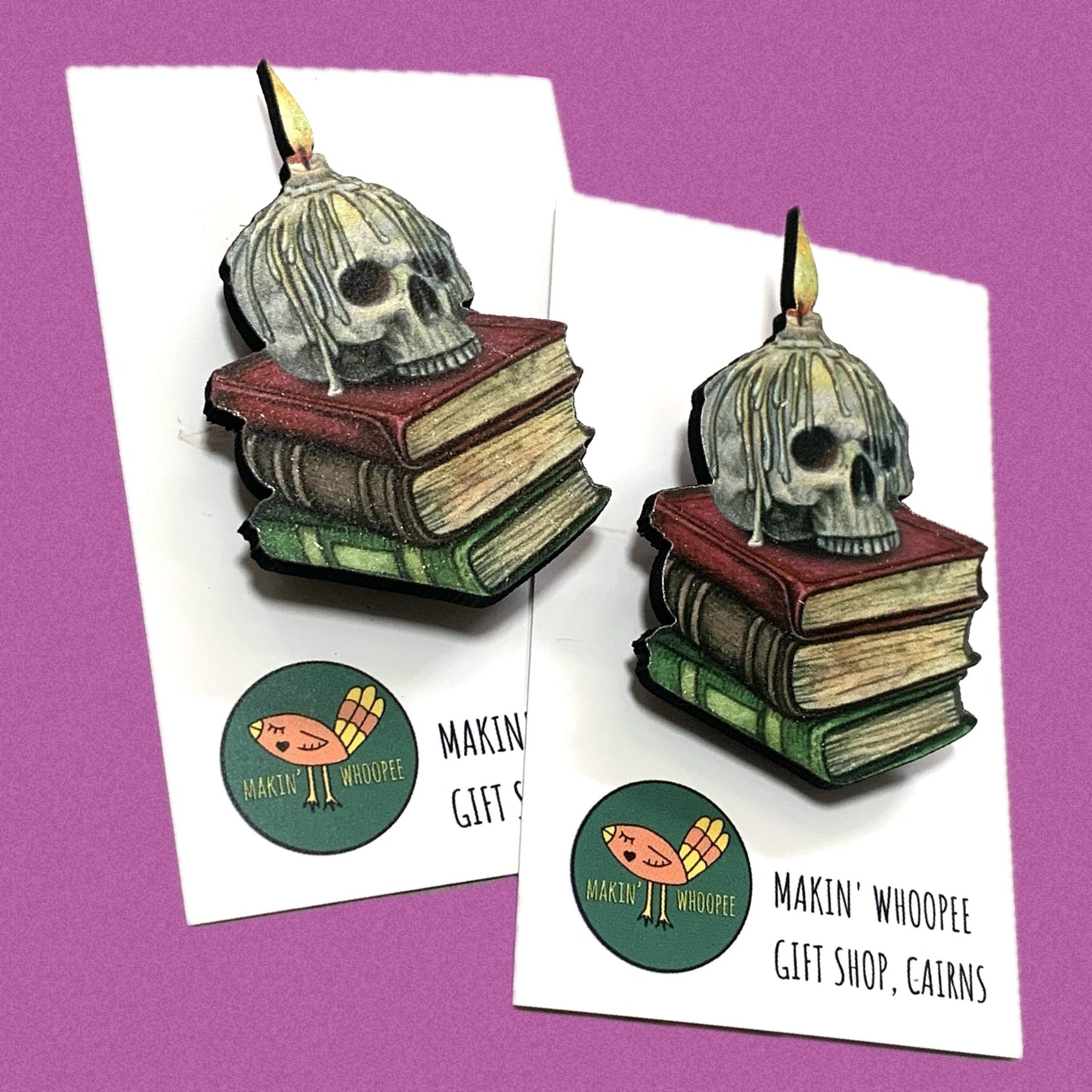 MAKIN' WHOOPEE - Twilight Tomes- Timber Halloween Brooch