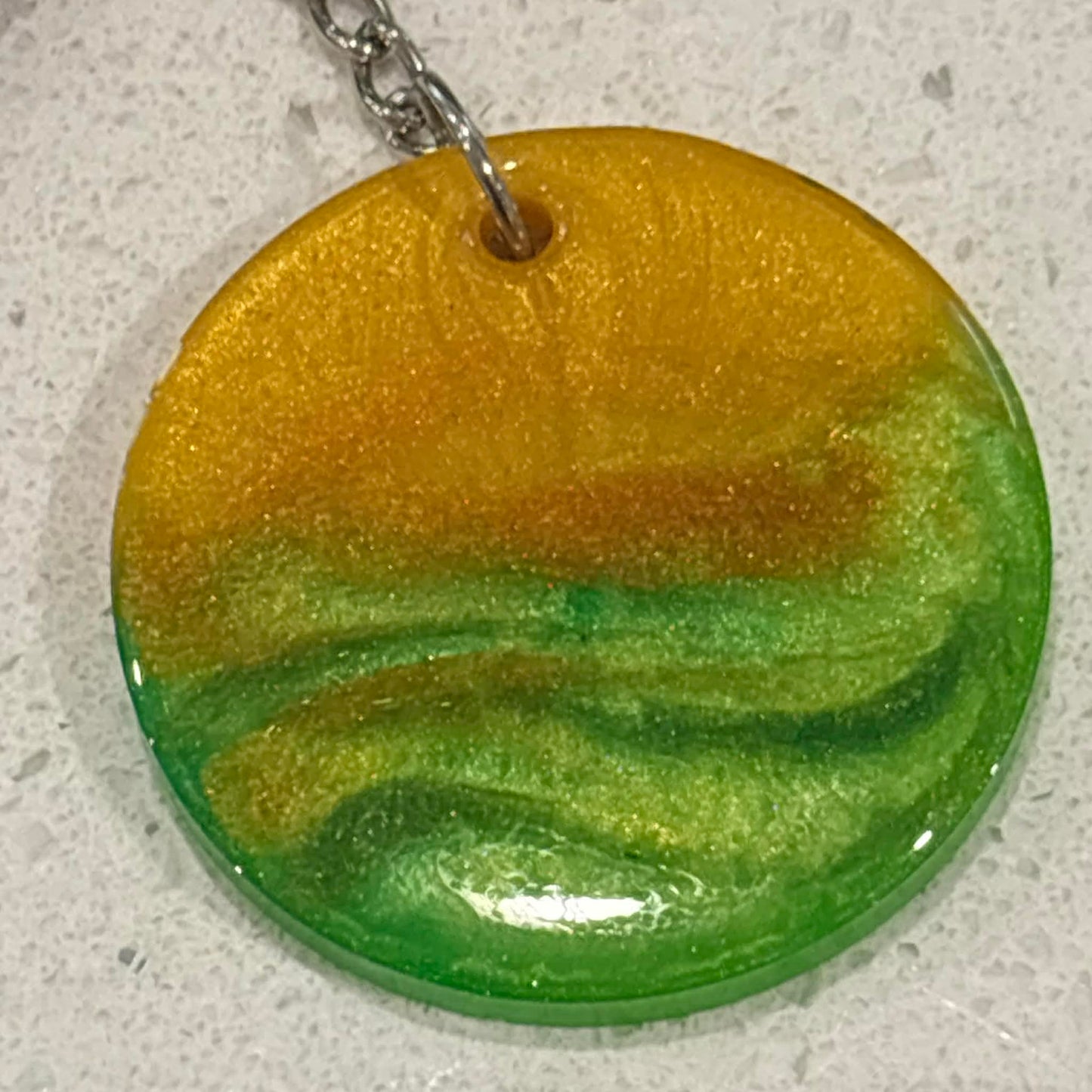 BRENDA STONE ART - Resin Ocean Keyring 5