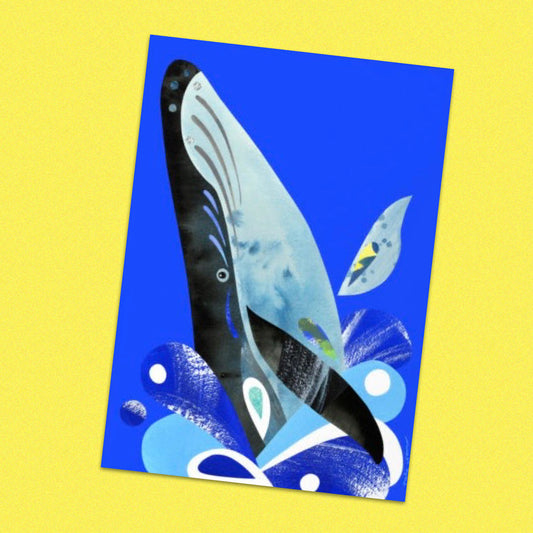 PETE CROMER - HUMPBACK WHALE A4 FINE ART PRINT