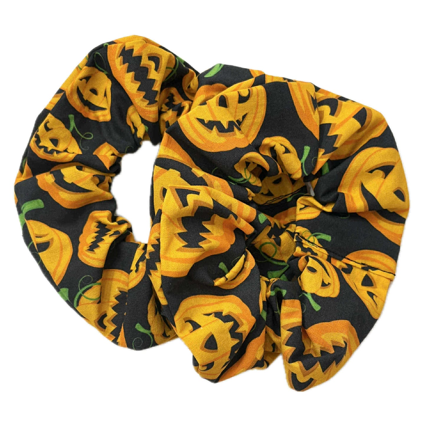 MUMMA WHOOPEE - "Pumpkin Patch" Halloween Jumbo Scrunchies