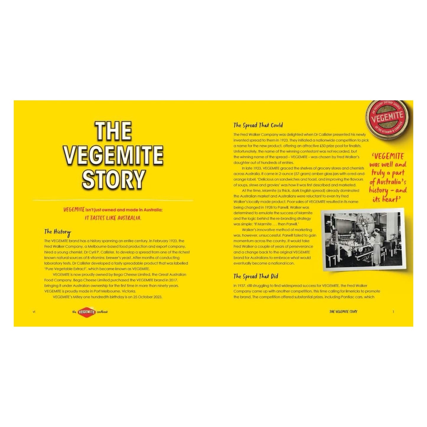 BOOKS & CO - The Vegemite Cookbook: Favourite recipes that taste like Australia