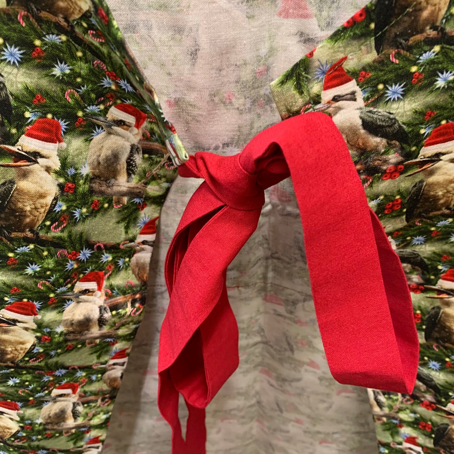 MUMMA WHOOPEE - "Christmas Kookaburras" Christmas Apron