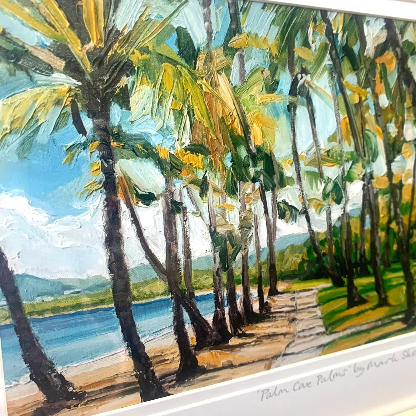 Mark Skelcher Artist - "Palm Cove Palms"- Framed Artist Print