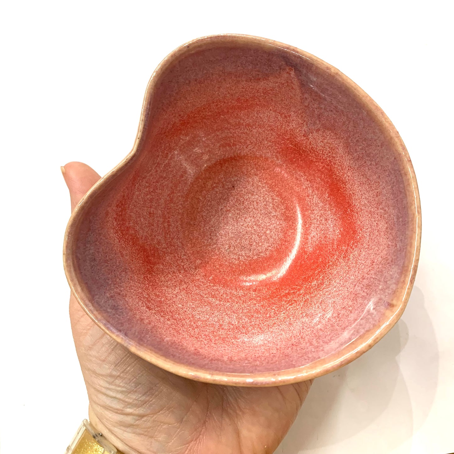 EARTH BY HAND- Heart Dishes- Pink & Purple