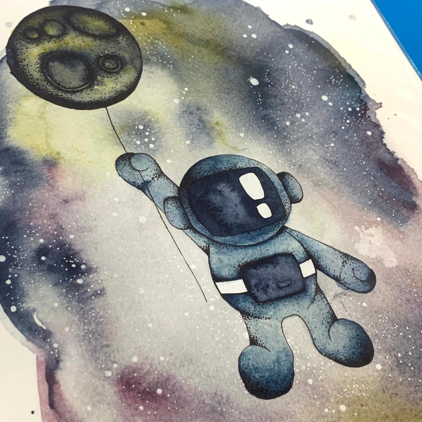 DONNA K CREATIONS- A4 ART PRINTS- Spaceman