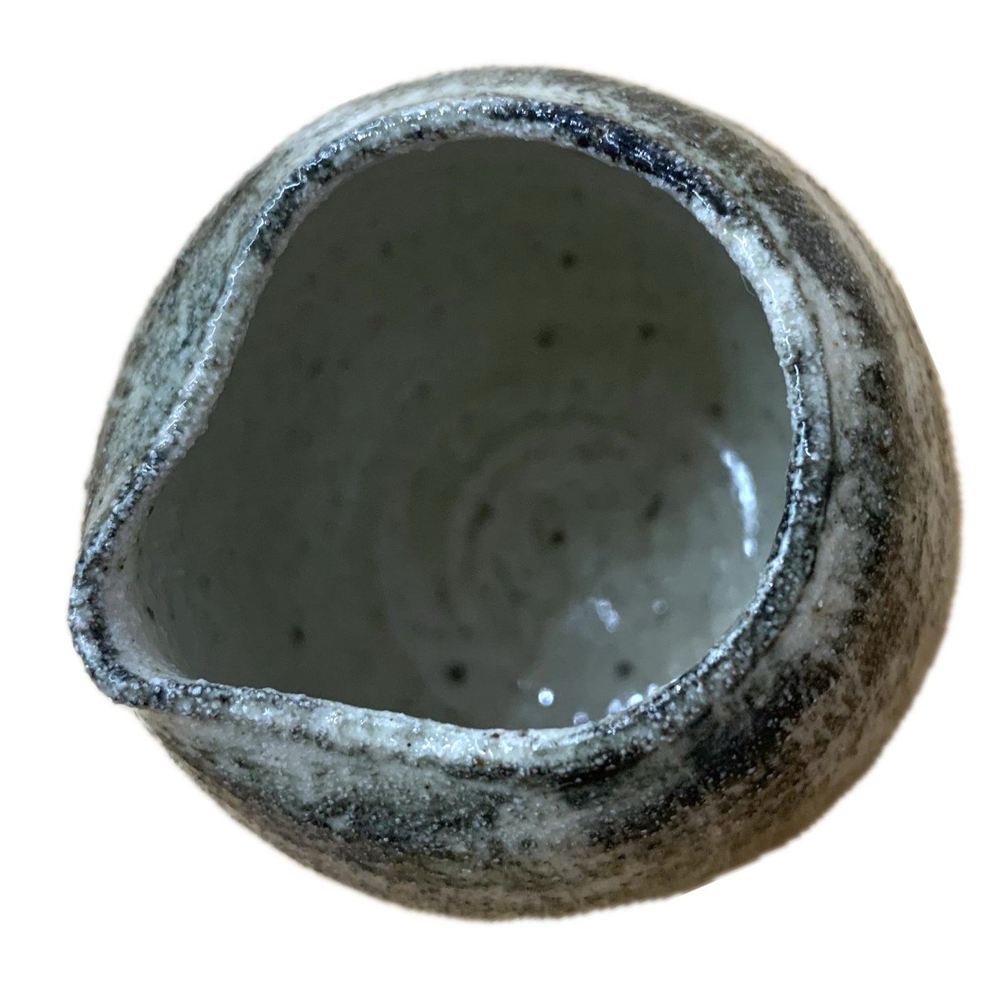 BELOVED POTTERY -Small Vase/Jug #1- Black/Grey
